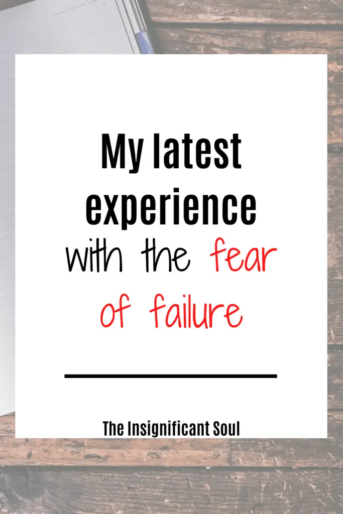 fear of failure