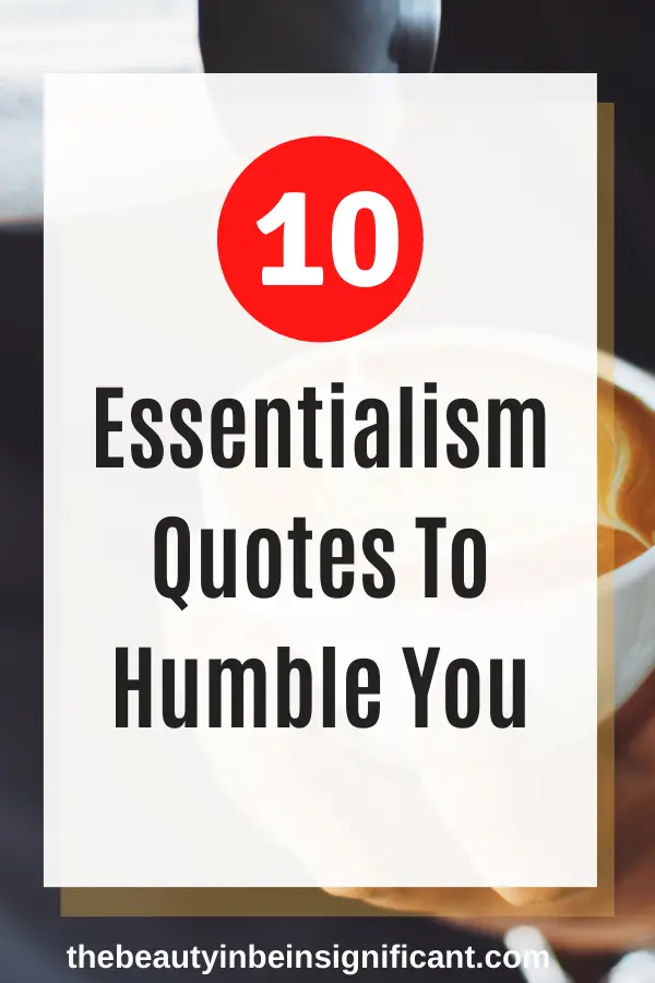 Essentialism quotes