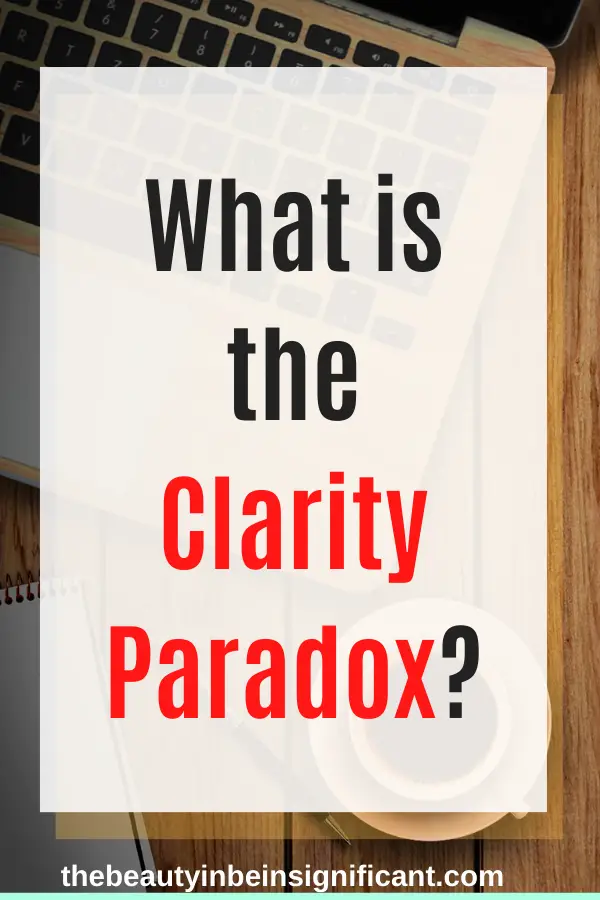 Essentialism quotes clarity paradox