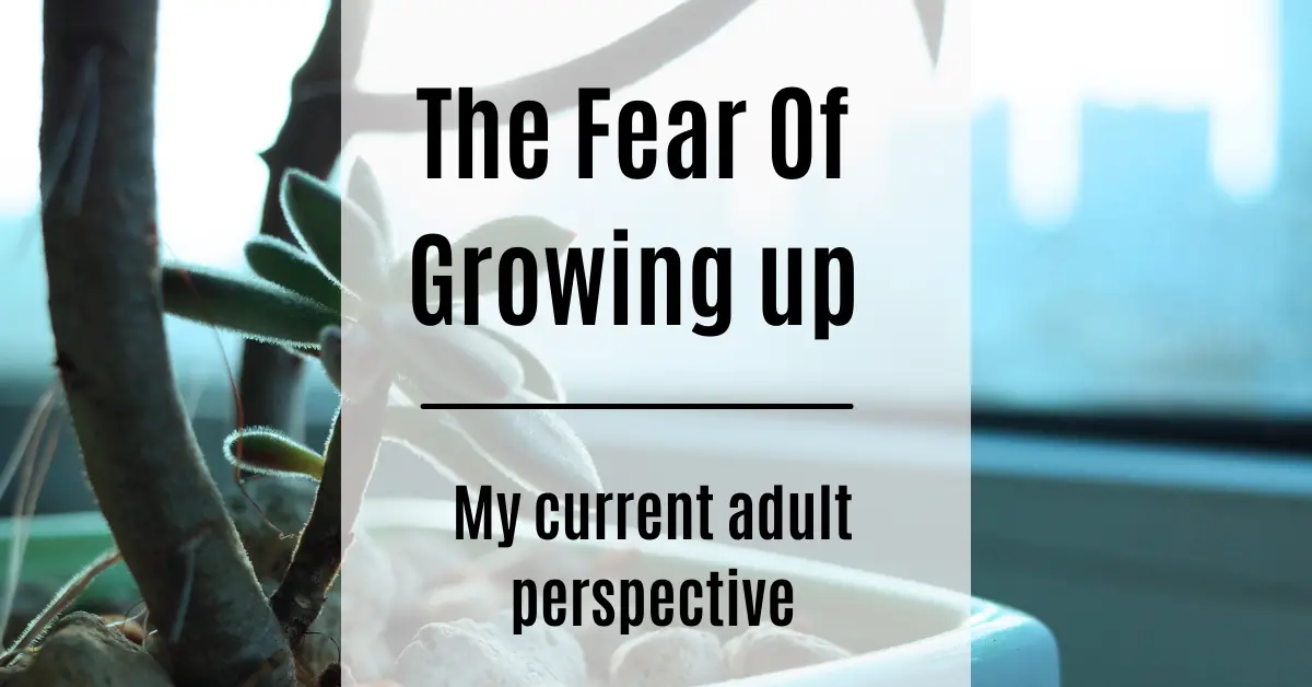 fear of growing up - The insignificant soul
