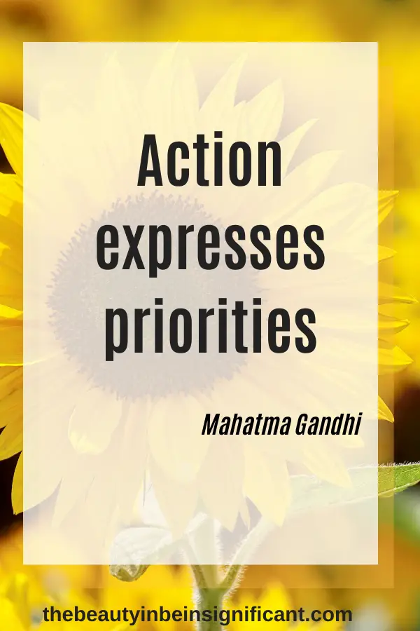 inspirational quotes about priorities