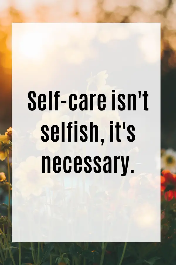 signs you need a self-care day