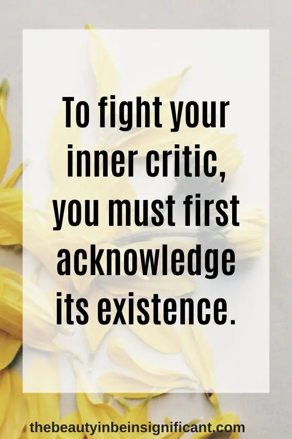 inner critic to inner coach