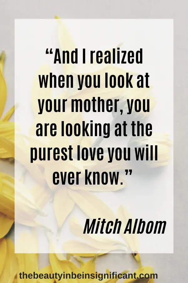 short quotes about mothers love