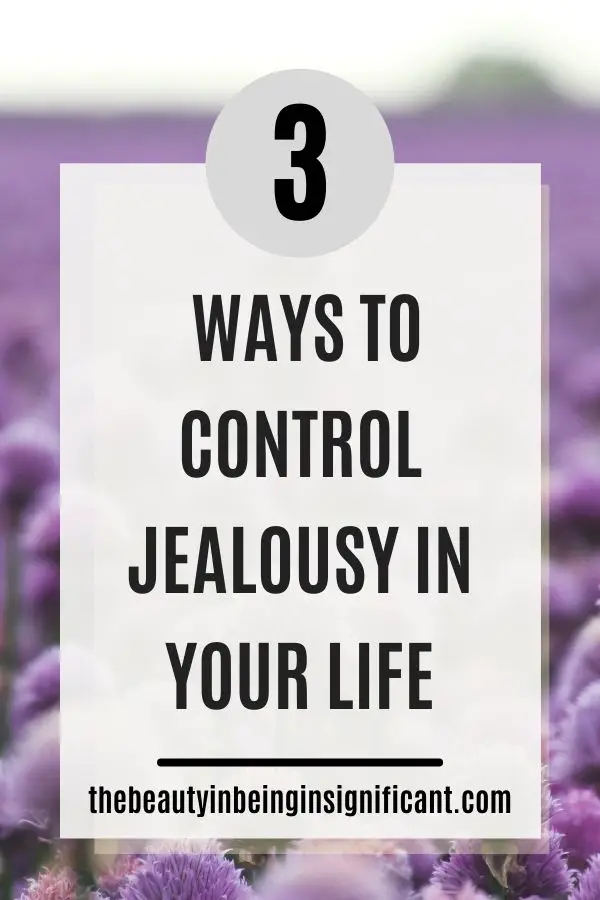 why jealousy gets you nowhere in life