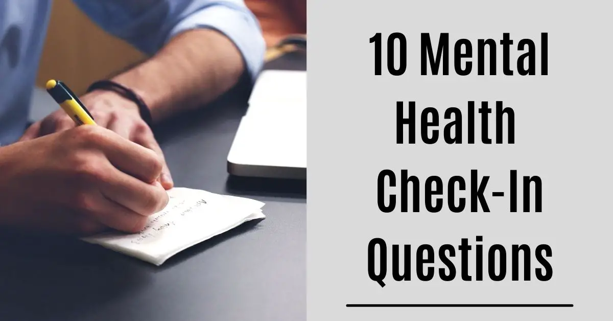 mental health check in questions