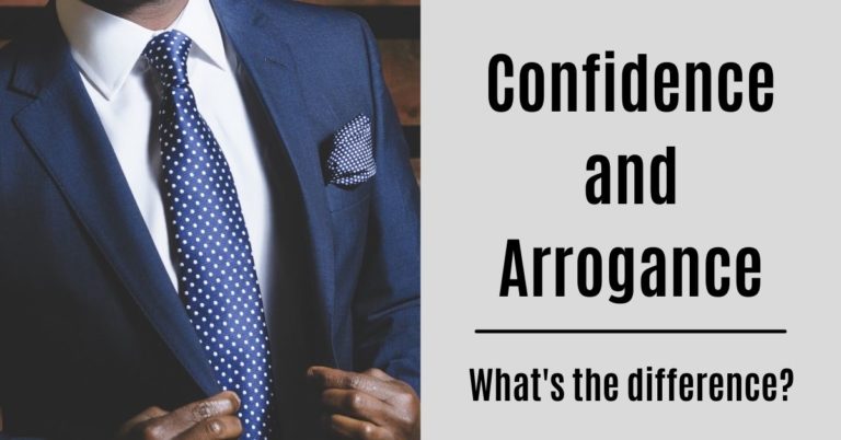 confidence and arrogance