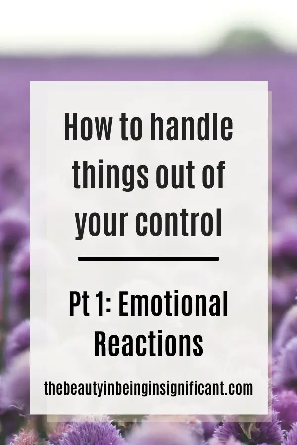 things out of your control