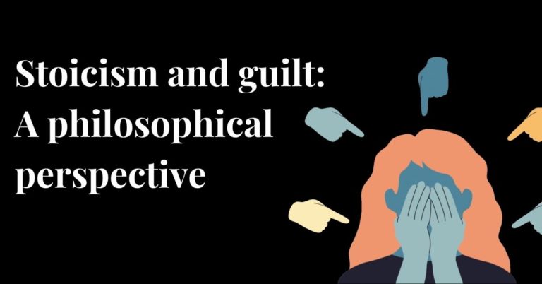 Stoicism and the management of guilt: A philosophical perspective